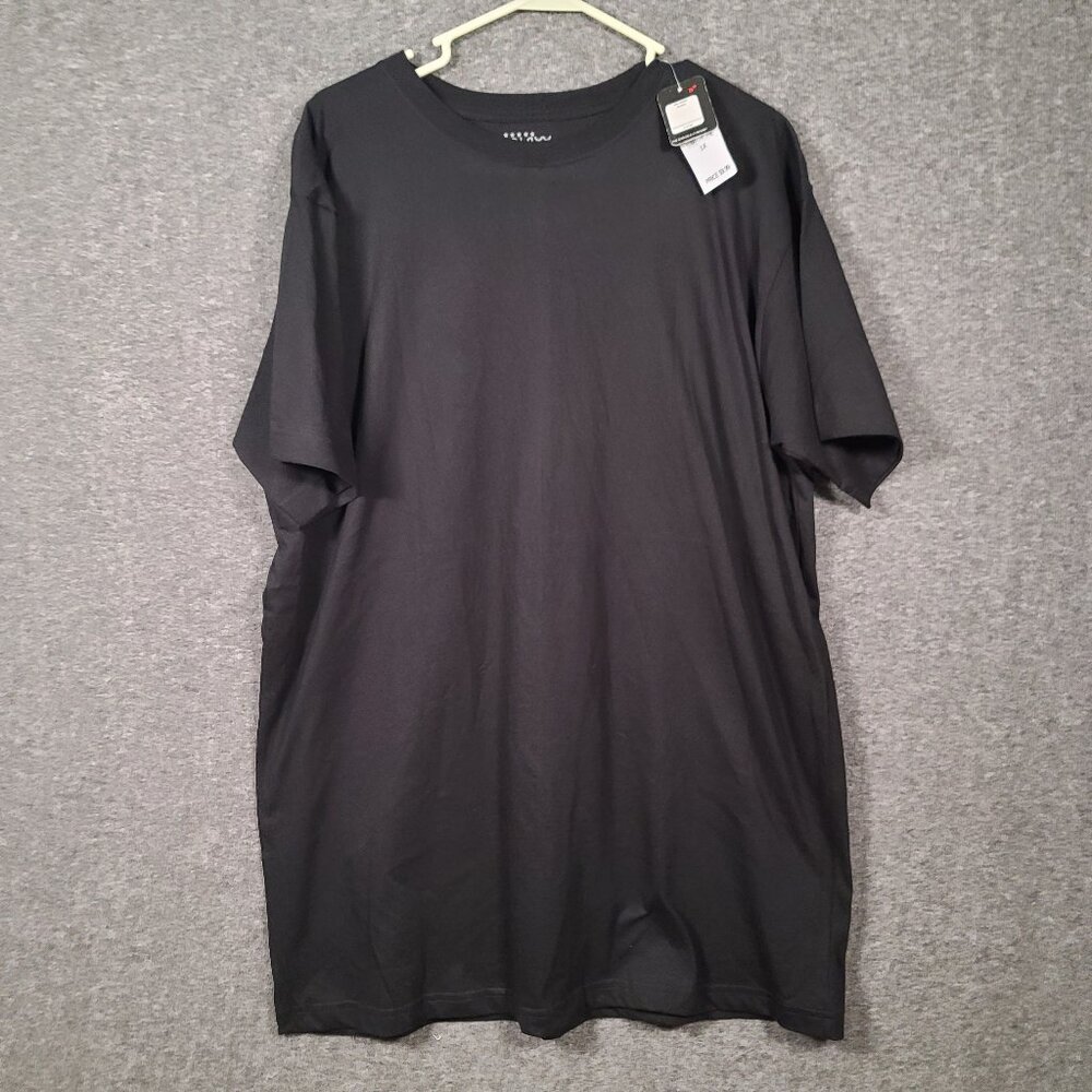 NWT Galaxy By Harvic Men's T-Shirt 3XL Black Short Sleeve Shirt